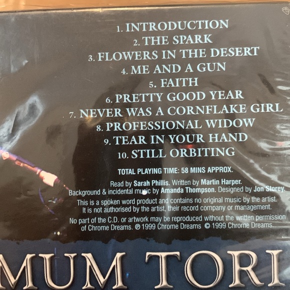 New Sealed Tori Amos Unauthorized Biography CD - Picture 3 of 3